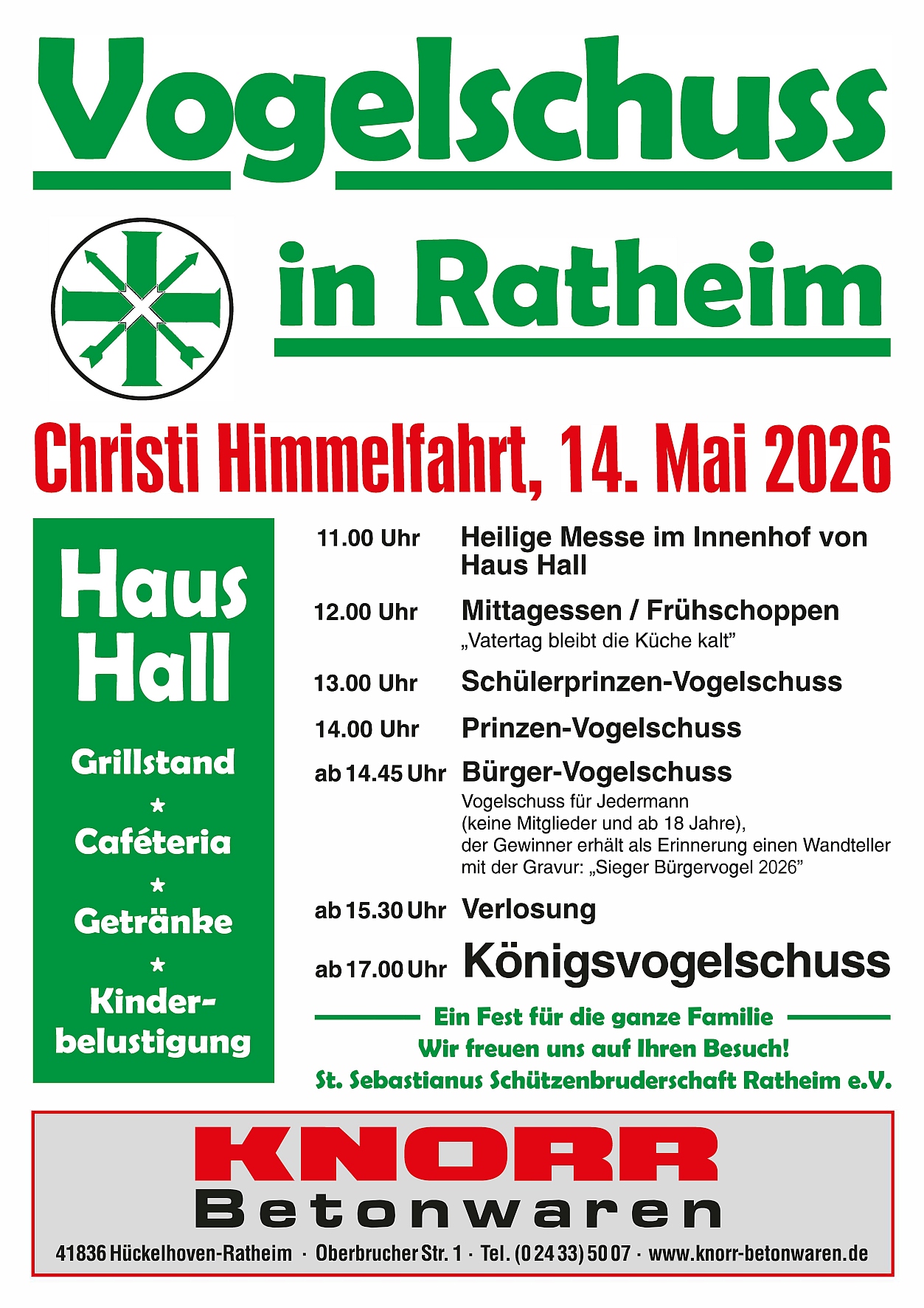 Vogelschuss Ratheim 2026